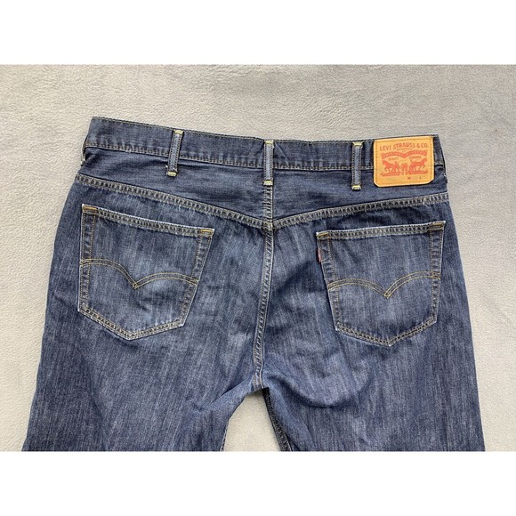 Levi's Strauss 569 Denim Jeans Men's Size 38 X 32 Blue 100% Cotton Well Loved - Picture 9 of 16